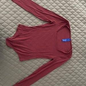 Kit and Ace bodysuit Medium, red and black